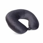 World’s Best Feather Soft Microfiber Neck Pillow, Charcoal