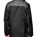 Columbia Men’s Glennaker Lake Rain Jacket, Black/Grill, Large