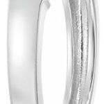 Amazon Collection Platinum-Plated Sterling Silver Round-Cut 5-Stone Ring made with Infinite Elements Cubic Zirconia (1.25 cttw), Size 6