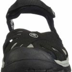 KEEN womens Rose Casual Closed Toe Water Shoe, Black/Neutral Gray, 9.5 US