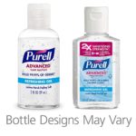 Purell Advanced Hand Sanitizer Refreshing Gel, Clean Scent, 2 fl oz Travel Size Flip Cap Bottle (Pack of 6) – 3155-04-EC