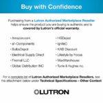 Lutron Caseta Deluxe Smart Dimmer Switch Kit | Works with Alexa, Apple HomeKit, and the Google Assistant | P-BDG-PKG2W-A | White