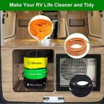 Lomhyve RV Hose Storage Bags – RV Accessories for Sewer Hoses Storage,Fresh & Black Water Hoses and Electrical Cords Organizer,Camper Accessories for Travel Trailers (3 Pack)
