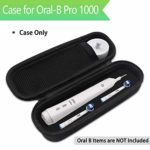 Oral B Toothbrush Hard Travel Case Carrying Bag, Fits for Oral-B Pro 1000, 2000, 3000, 3500, 1500 Electric Toothbrush, Mesh Pocket for Accessories and Soft Lining inside the Case for Protection