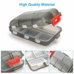 2PCS Travel Pill Organizer Box, Portable Pill Case, Pill Box Dispenser, with 10 Compartments for Different Medicines