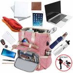 Laptop Backpack for Women,RFID Anti Theft Work Backpack for 15.6 Inch Laptop,Wide Open Large USB Charging Port Water Resistant Nurse Backpack, Doctor Teacher College School Travel Shoulder Purse Bag