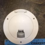 POWER CORD CABLE HATCH 30 or 50 AMP cord White RV Camper Motorhome