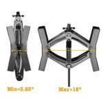 EPOARTIST Camper Wheel Chock Stabilizer Scissor 2 Sets for RV Travel Trailer tire chalks Rust-Proof