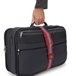 SwissGear Adjustable Luggage Strap with Snap-Lock Buckle – Fits Bags up to 72-Inches, One Size, Red