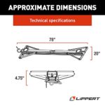 Lippert Components High Speed Power Stabilizer Jack Kit with White Switch Kit (369774)