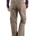 Dickies Women’s Relaxed Cargo Pant Rinsed Pebble Brown 6/Regular