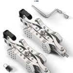 MAHLER GATES 2022 MAX X-Shaped Chocks Wheel Stabilizer[Allow Drill Adjust] Ultra Fast 2 Set RV Stabilizers with Quick Wrench and Lock for Campers Travel Trailers Trucks