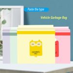 Car Garbage Bag Adhesive Car Storage Bag Disposable Vomit Bag Household Car Dual Purpose Disposable Storage Bag Mini Car Garbage Bag for Car, Office, Kitchen, Travel, Indoor, Outdoor, Camping, etc. (15pcs) (Green)