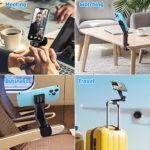 WixGear Universal NEW Magnetic Airplane in Flight Tablet Phone Mount, Handsfree Phone Holder for Desk with Multi-Directional Dual 360 Degree Rotation, Pocket Size Travel Essential Accessory for Flying