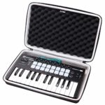 LTGEM EVA Hard Case for Novation Launchkey Mini 25-Note USB Keyboard MK2 Controller – Travel Protective Carrying Storage Bag