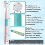 Samseel (2-Pack, White and Pink) Sonic Electric Toothbrush Lasting for 90 Days Travel Essential Waterproof Portable Mini Design for Daily Oral Care Business Travelling and Holiday Use