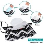 Baby Wipe Dispenser,Portable Refillable Wipe Holder,Baby Wipes Container,Wipes Dispenser, Reusable Travel Wet Wipe Pouch (2PACK)
