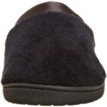 isotoner womens Microterry Clog slippers, Black, 9.5-10 US