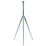 Benro MeFOTO Roadtrip PRO Travel Tripod, Ballhead and Monopod in Pacific Blue, 1 Series Carbon Fiber Legs, 4 Leg Sections, Twist Leg Locks, Carrying Case (BMRTPROCBLU)