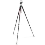 Manfrotto Befree Advanced Travel Al Tripod with Ball Head (Twist Locks, Red)