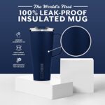 BrüMate Toddy XL – 32oz 100% Leak Proof Insulated Coffee Mug with Handle & Lid – Stainless Steel Coffee Travel Mug – Double Walled Coffee Cup (Matte Navy)