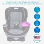 My Travel Tray – for Cup Holder (Lavender/Purple) Made in USA – Car Journey Must – Insert into Cupholders Found on Car Seats, Booster, Strollers & Your car Cup Holder