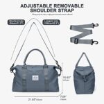 Weekender Bags for Women,Carry on Bag,Overnight Bag with Trolley Sleeve,Sports Tote Gym Bag,Travel bag for Women