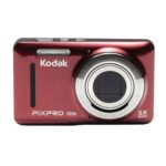 Kodak PIXPRO Friendly Zoom FZ53 Digital Camera (Red) with Lowepro Santiago 20 II Case and 16GB SD Card Bundle (3 Items)