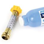Camco TastePURE RV/Marine Water Filter | Features Flexible Hose Protector | Reduces Bad Taste, Odor, Chlorine, and Sediment with a 20-Micron Sediment Filter | (40043)