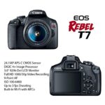 Canon EOS Rebel T7 DSLR Camera Bundle with Canon EF-S 18-55mm f/3.5-5.6 is II Lens + 2pc SanDisk 32GB Memory Cards + Accessory Kit (Renewed)