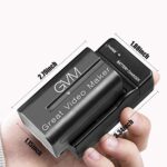 GVM NP-F750/770 4400mAh Batteries with Travel Chargers for NP-F975, NP-F960, NP-F950, NP-F930, NP-F770, NP-F750, NP-F550, DCR, DSR, HDR, FDR, HVR, HVL and LED Light