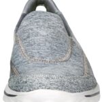 Skechers Performance Women’s Go Walk 2 Slip-On Walking Shoe, Heather Grey, 8 M US