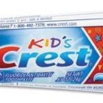 Crest Kids Cavity Protection Toothpaste, Sparkle Fun, Travel Size 0.85 oz (24g)- Pack of 4
