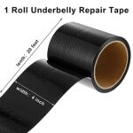 RV underbelly Material RV Underbelly Tape Mobile Home Underbelly Thick Tape Camper Travel Trailer Belly Tape Tear Repair Tape Sealing Permanent Adhesive Patch Waterproof Tape (4 Inches x 20 Feet)