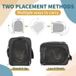 Petsfit Foldable Pet Travel Carriers, Airline Approved Cat Carriers Dog Carriers for Kittens,Puppies,Rabbit,Hamsters,Two-Way Placement on Plane,Washable
