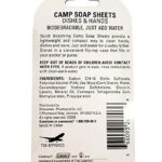 Coleman Camp Soap Sheets, Travel Soap Sheets – 50 count