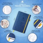 Clever Fox Travel Journal – Vacation Planner with Budget Plan, Packing List, Expense Tracker & Trip Journal – Travelling Itinerary Organizer for Women, Men & Couples – A5 Size, Hardcover – Mystic Blue