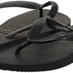Havaianas Top Flip Flops for Women – Summer Style Sandals – Black, 7-8