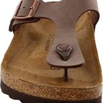 Birkenstock Women’s, Gizeh Birko-Flor Sandal – Regular Width Brown 40 M