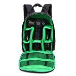 winvin Waterproof SLR/DSLR Camera Backpack Shoulder Bag Travel Case for Canon Nikon Sony Digital Lens (Green)