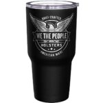 We The People Holsters – WTP Holsters Logo – Betsy Ross Flag – Betsy Ross Mug – American Flag Coffee Travel Mug – American Flag Tumbler – Double Insulated Tumbler – 30 oz