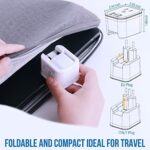 2 Pack European Travel Plug Adapter, LANUEE Italy Power Adapter with USB C Port, 2 in 1 Type C/L Foldable EU Outlet Adapter,Travel Accessories to Greece,Israel,France, Spain