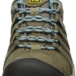 KEEN womens Voyageur Hiking Shoe, Brindle/Alaskan Blue, 1 10 US