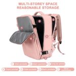 UPPACK Backpack For Women Men Travel Bag Pink Watreproof Hiking Backpack College Laptop Backpack For School Travel Essentials Carry On Bag…