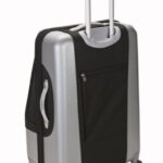 Rockland Rome Hybrid Spinner Wheel Luggage Set, Black, 3-Piece (20/24/28)