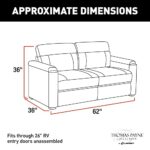 THOMAS PAYNE 62″ Tri-Fold Sofa for 5th Wheel RVs, Travel Trailers and Motorhomes