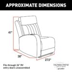 THOMAS PAYNE Seismic Series Theater Seating Collection Right Hand Recliner for 5th Wheel RVs, Travel Trailers and Motorhomes