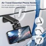 for Universal Airplane Travel Phone Holder: Travel Essentials Phone Mount for Desk with Multi-Directional 360 Degree Rotation,Travel Accessories Must Haves Phone Holder for Flying,Table or Outdoor