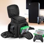 Trunab Console Carrying Case Compatible with Xbox Series X, Travel Bag with Multiple Storage Pockets for Xbox Controllers, Games, Cables, Portable Hard Disk and Other Accessories (Patent Design)