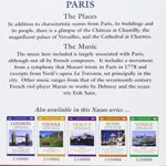 Naxos Scenic Musical Journeys Paris A Musical Tour of Paris, Chantilly, Versailles and Chartres